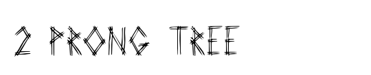 2 Prong Tree