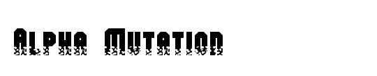 Alpha Mutation