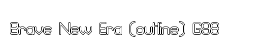 Brave New Era (outline) G98