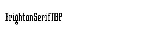 Brighton Serif NBP
