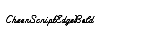 CheerScriptEdgeBold