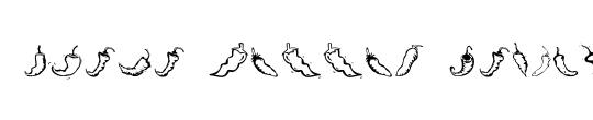 Chili Pepper Dingbats