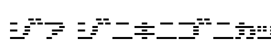 D3 DigiBitMapism Katakana