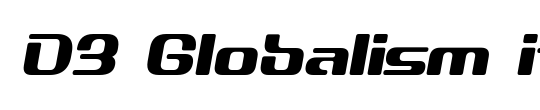 D3 Globalism italic