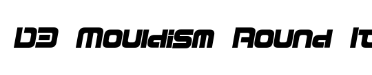 D3 Mouldism Round Italic