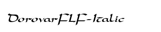 DorovarFLF-Italic