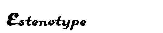 Estenotype