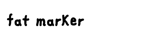 fat marker