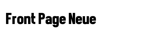 Front Page Neue