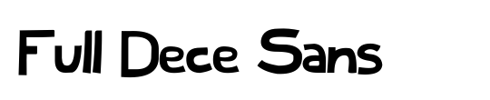 Full Dece Sans