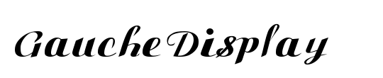 Gauche Display