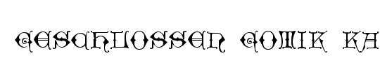 Geschlossen Gotik Kaps