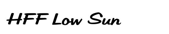 HFF Low Sun