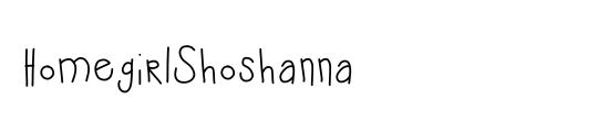 HomegirlShoshanna