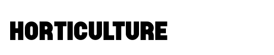 Horticulture