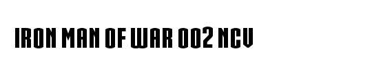 IRON MAN OF WAR 002 NCV