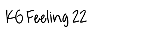 KG Feeling 22