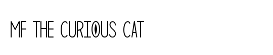 Mf The Curious Cat