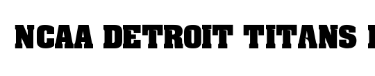 NCAA Detroit Titans