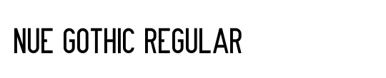 Nue Gothic