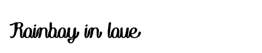 Rainboy in love