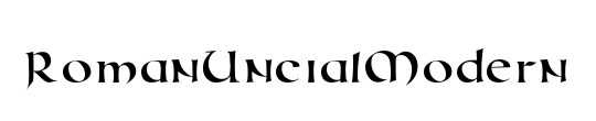 RomanUncialModern