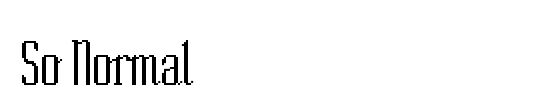So Normal