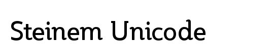 Steinem Unicode