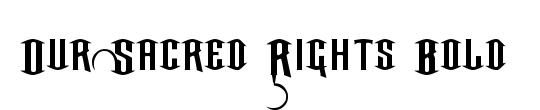 Our Sacred Rights