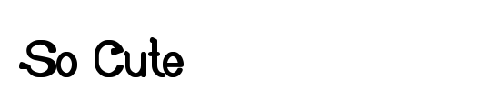 So Cute