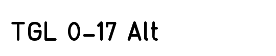 TGL 0-17 Alt