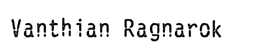 Vanthian Ragnarok
