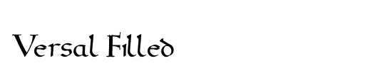 Versal Filled