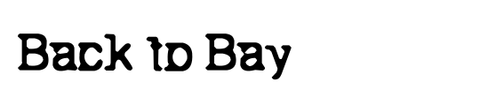 Back to Bay 6