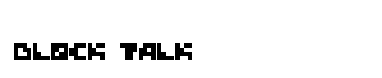 Block Talk