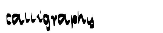 calligraphy