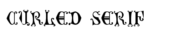 Curled Serif