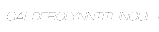 Galderglynn Titling