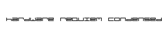 hardware requiem condensed