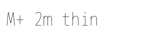M+ 2m thin