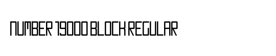 Number 19000 Block