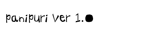 panipuri ver 1.0