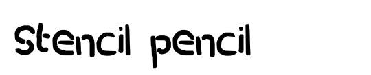 stencil pencil