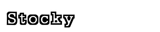Stocky