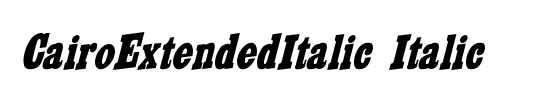 CairoExtendedItalic