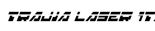 Trajia Laser Italic