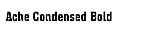 Ache Condensed