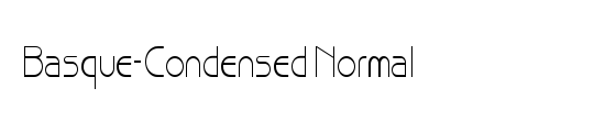 Basque-Condensed