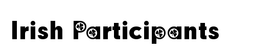 Irish Participants