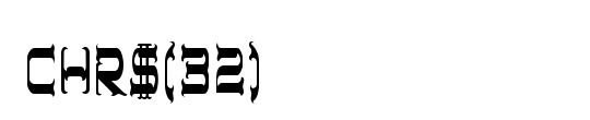 CHR$(32)